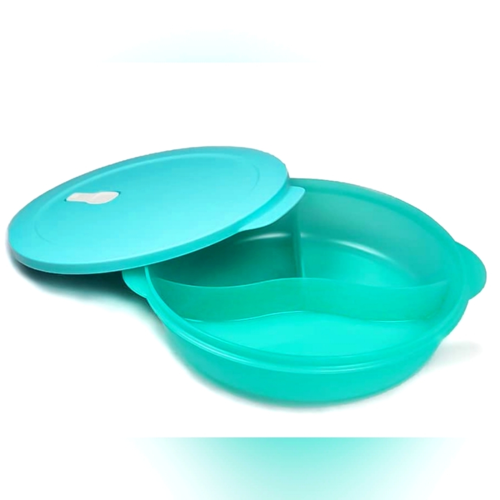 Crystal wave Tupperware divider dish